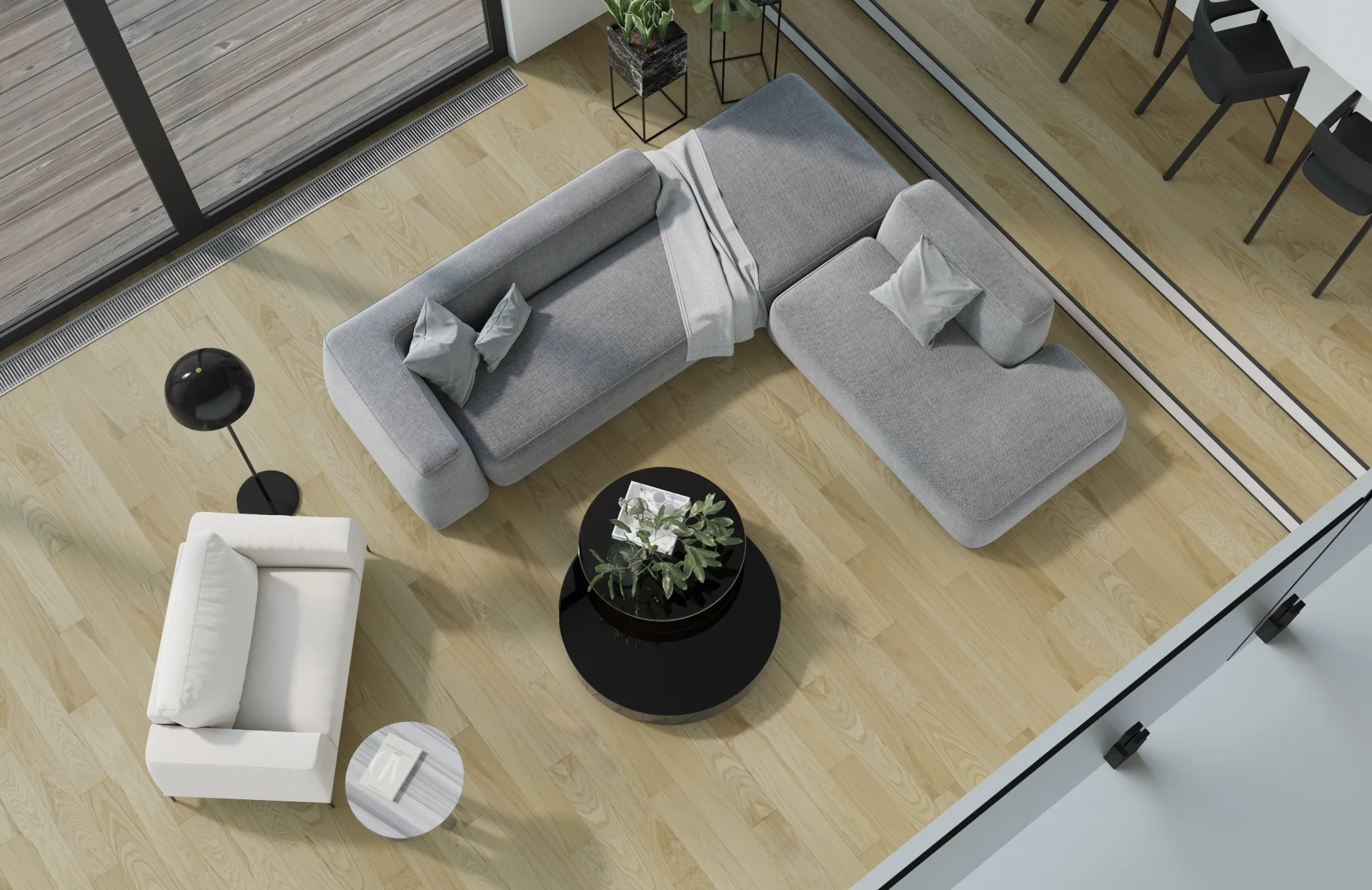 Кварцевый паркет Quartz Parquet Классик 5 мм Дуб Тоскана 407