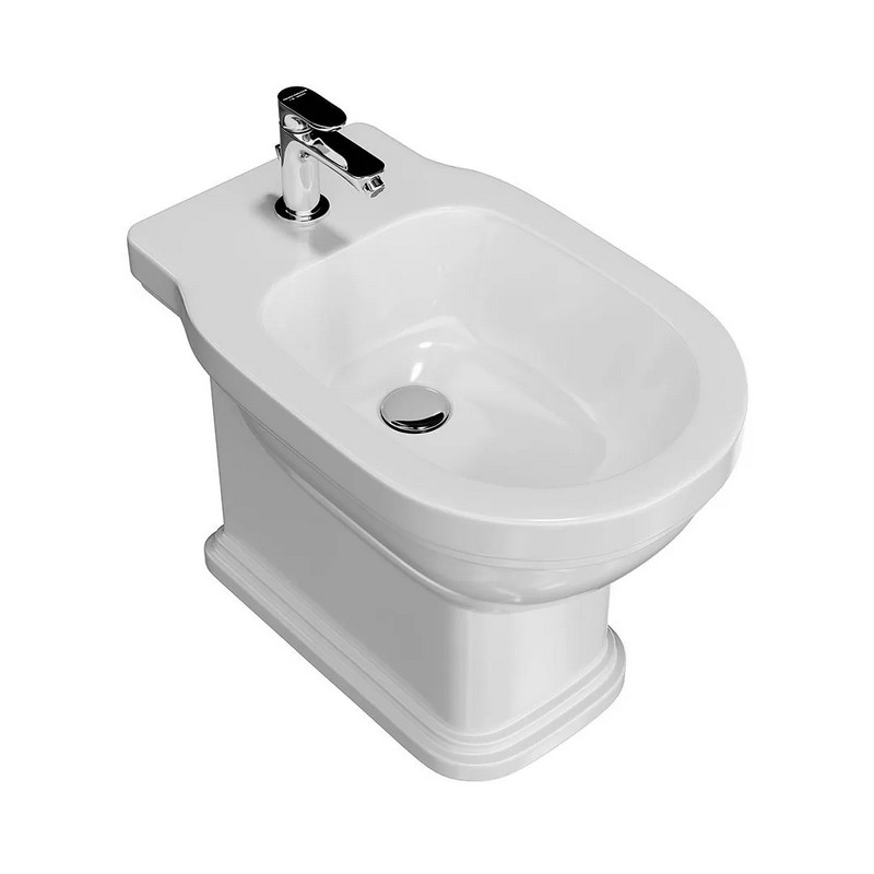 PO.bidet.01 Биде POMPEI напольный, белый глянцевый