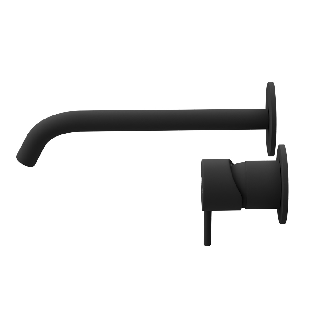 Смеситель для раковины Cezares Leaf LEAF-BLI2-20-L-NOP матовый черный