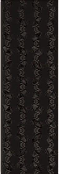 Керамическая плитка Meissen Плитка Spin Black Geo 25х75
