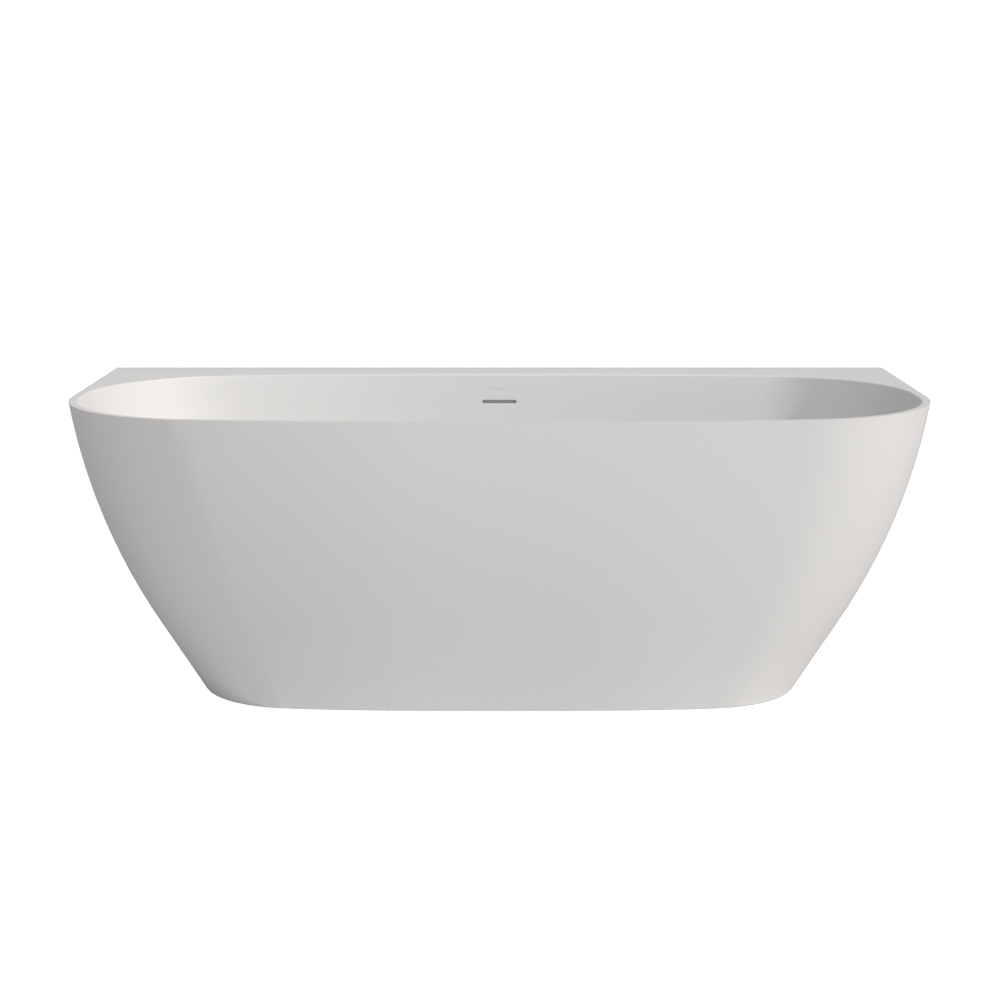 Ванна из искусственного камня 170х80 см Whitecross Make 0219.170080.200 матовая белая