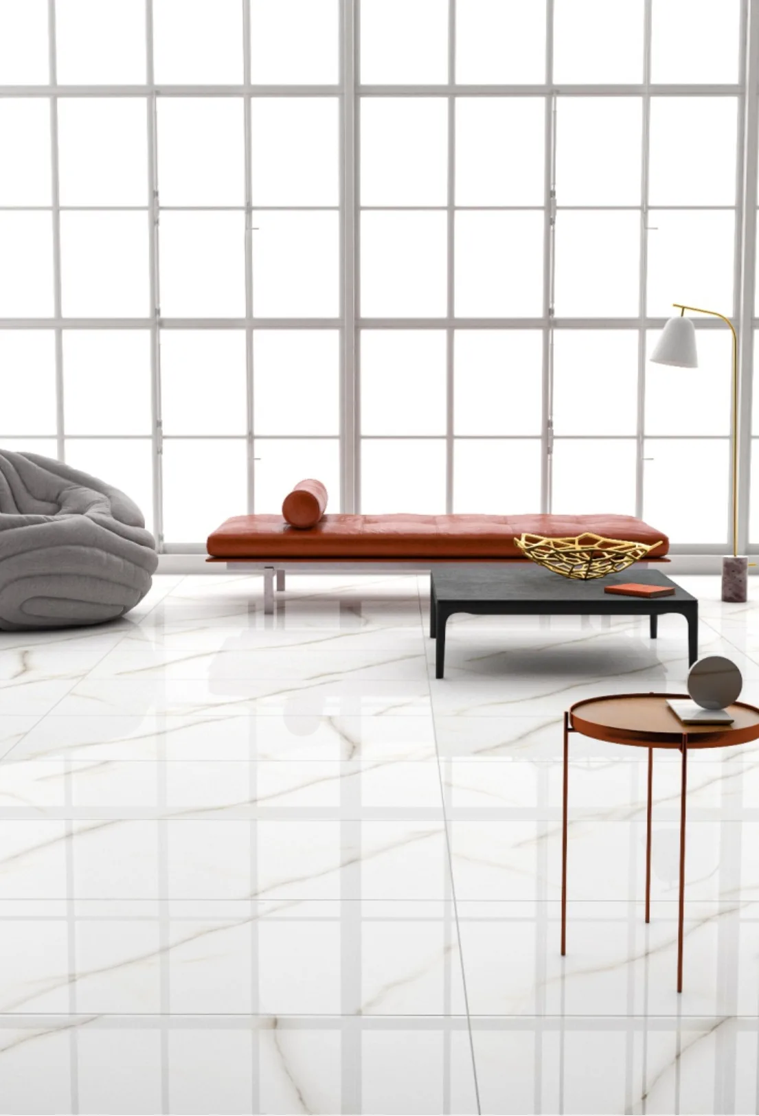 Керамогранит Maimoon ceramica Black Lorence highglossy 60х120