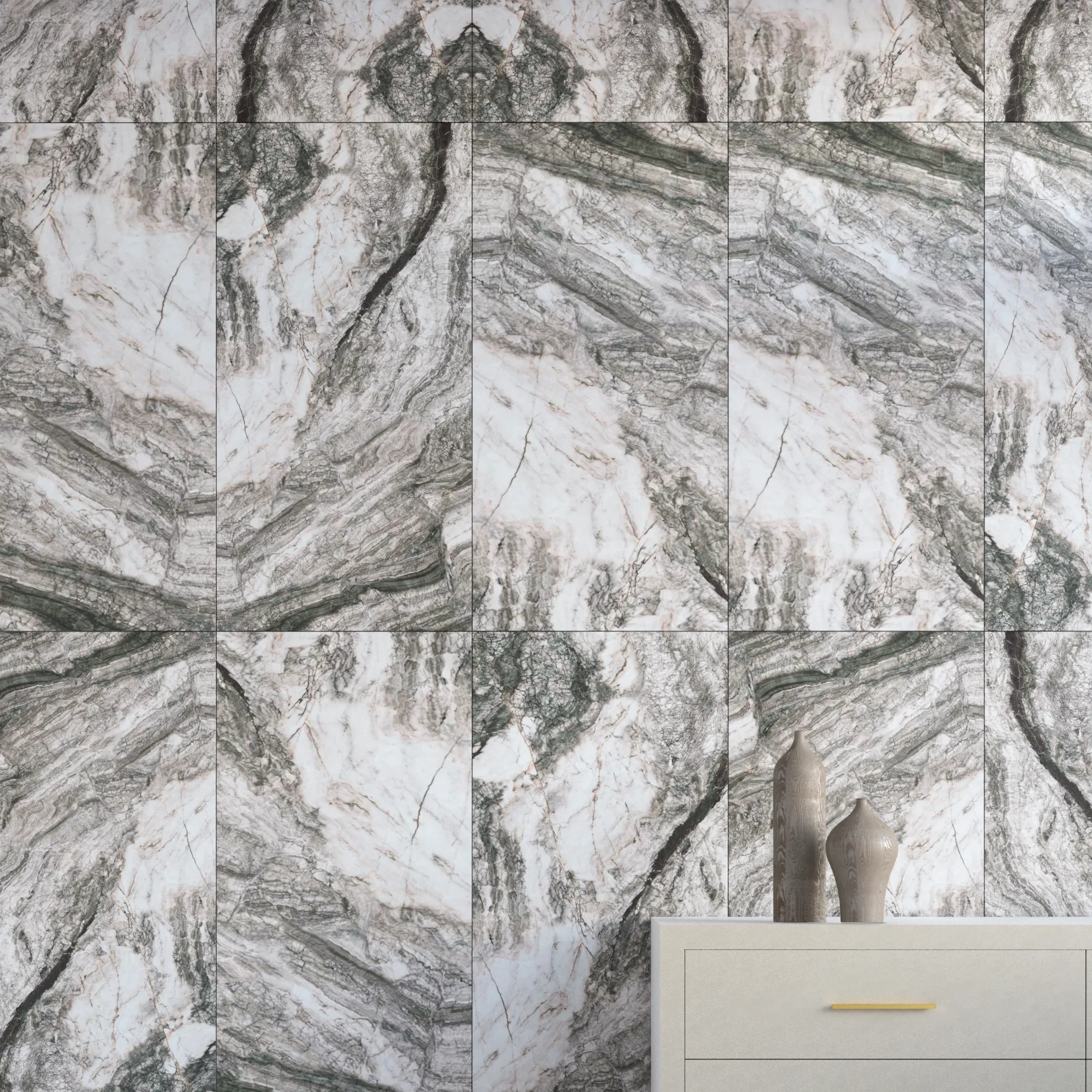 Керамогранит Kerama Marazzi Ониче серый тёмный лаппатированный 60х119,5