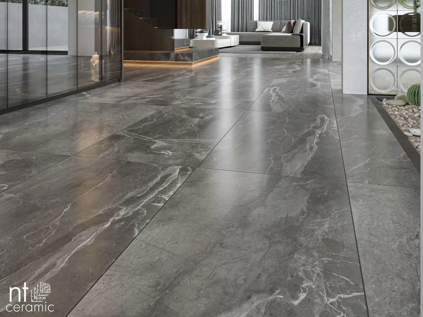 Керамогранит Slate Black