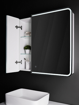 Зеркало-шкаф Silver Mirrors Alliance 805х800 Slim (сенсорный выключатель)