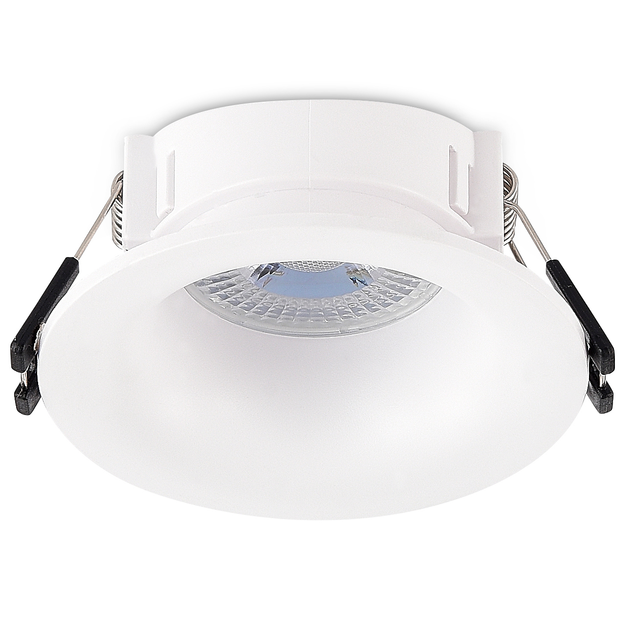 Светильник встраиваемый под LED-лампу с цоколем GU10  D86xH40мм IP20,  белый,  без лампы