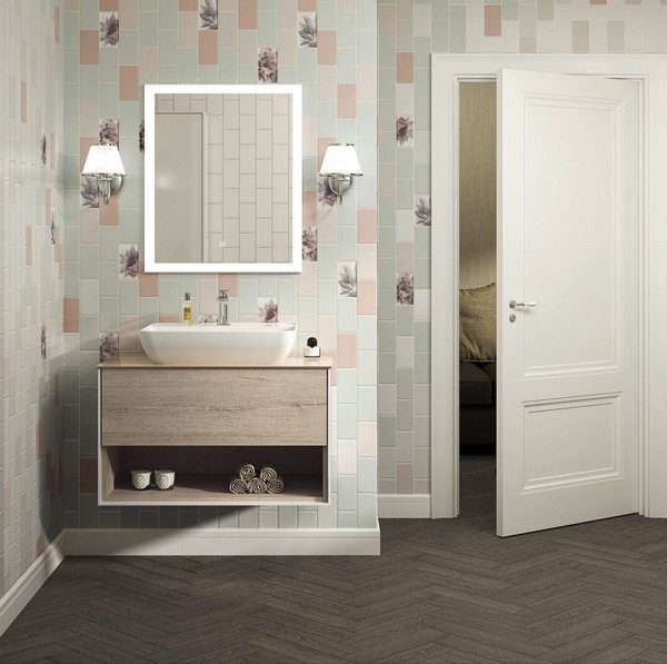 PLB.M.80.1/OAK.O Тумба PLAZA Modern подвесная 80 дуб орегон 1 ящик + полка
