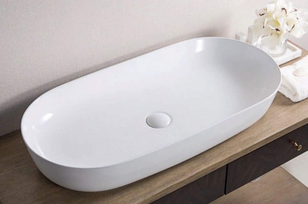 Раковина BelBagno BB1349 накладная 81х41х13.5 см