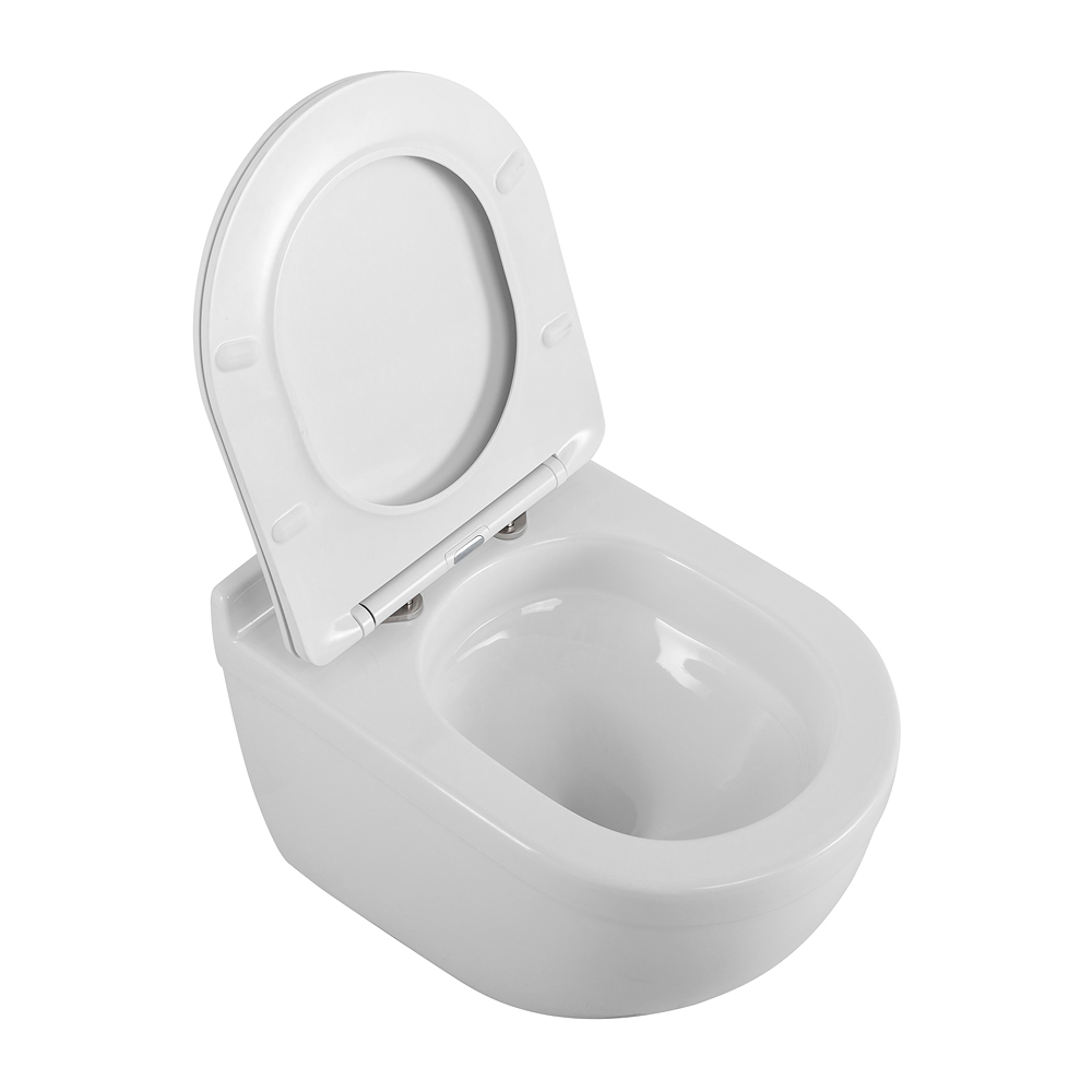 Унитаз подвесной безободковый BelBagno Senso-R BB017CH-TOR/SC с крышкой-сиденьем микролифт, белый