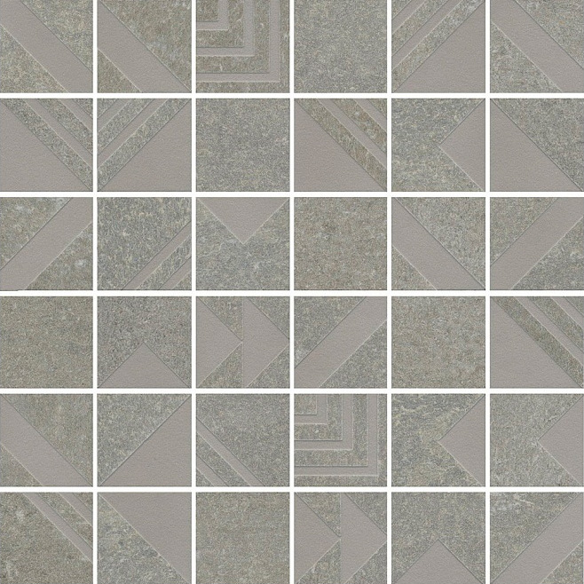 SBM013/DD204320 Про Нордик серый светлый мозаичный 30x30x0,9 декор мозаичный (гранит)