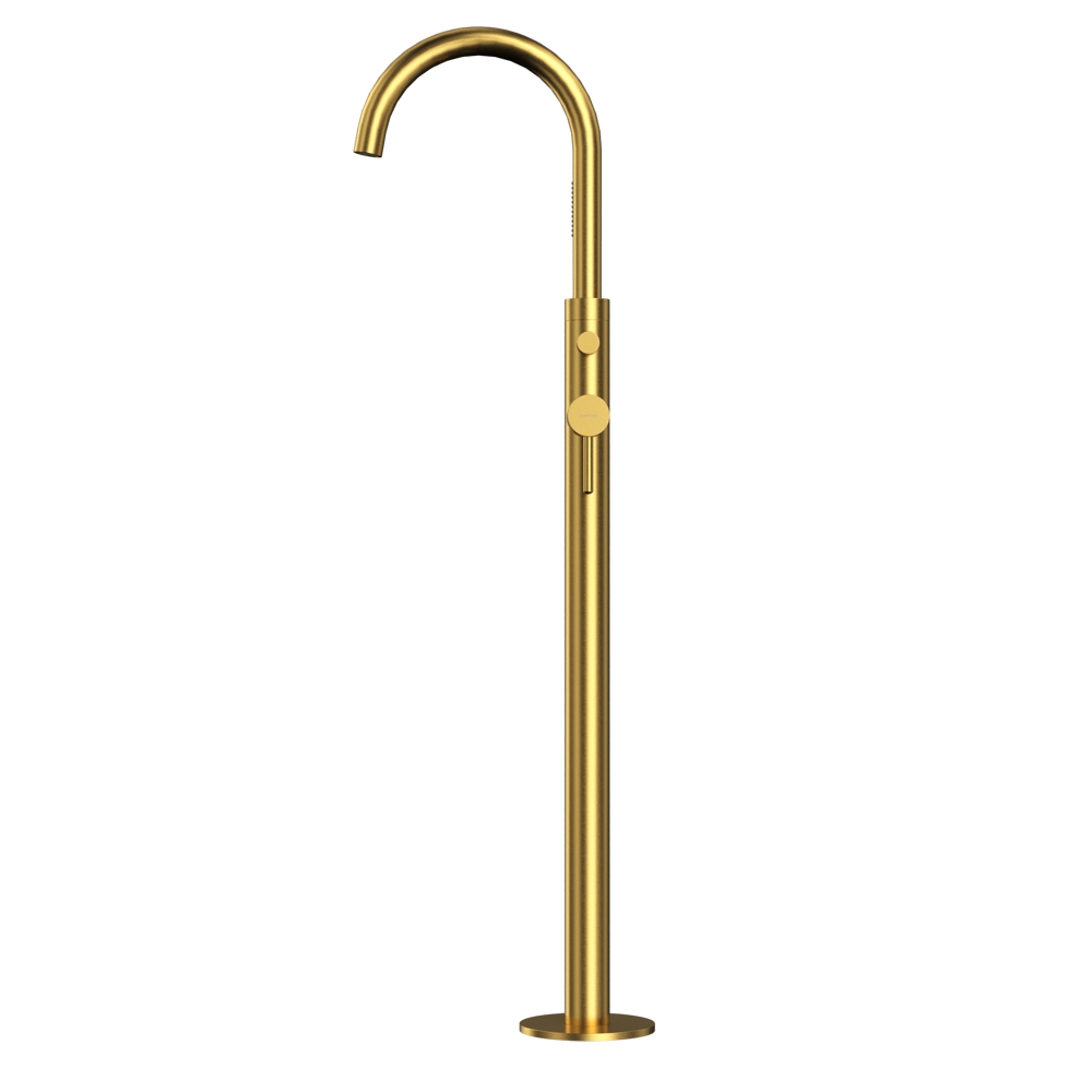 Смеситель для ванны с душем Whitecross Y brushed gold Y1233GLB брашированное золото
