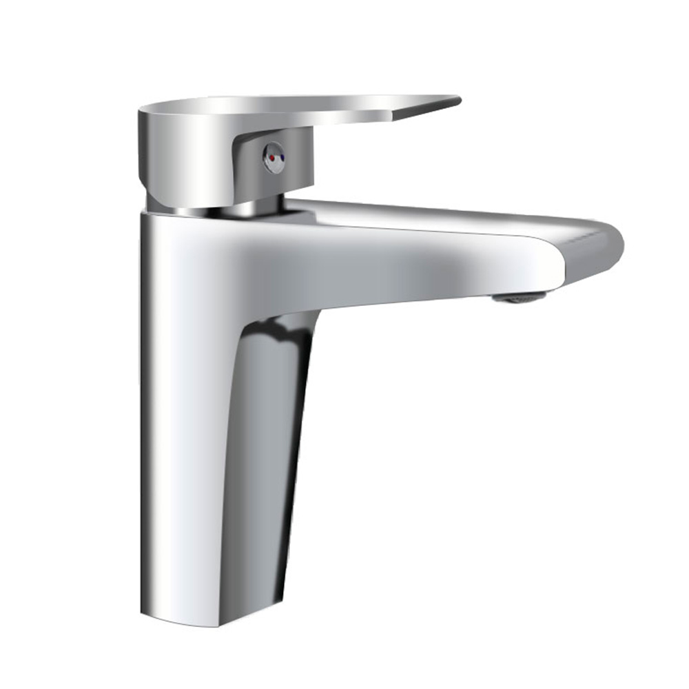 Смеситель для раковины AQUAme Prato AQMP6121 хром глянец