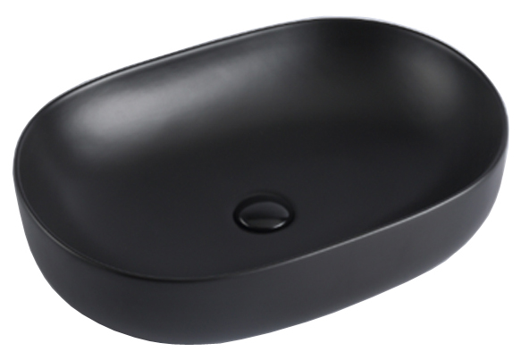 Раковина Azario 60 см AZ-2196MDH графитовый матовый