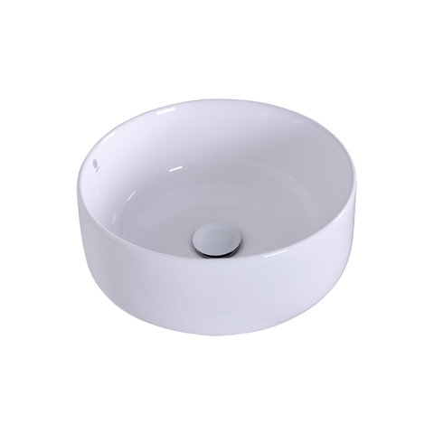 Orange B07-345W раковина накладная санфарфор, белый глянец