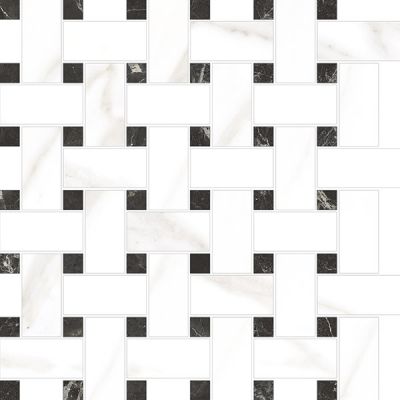 Мозаика Vitra Marmori Микс Калакатта Белый 31,5х31,5