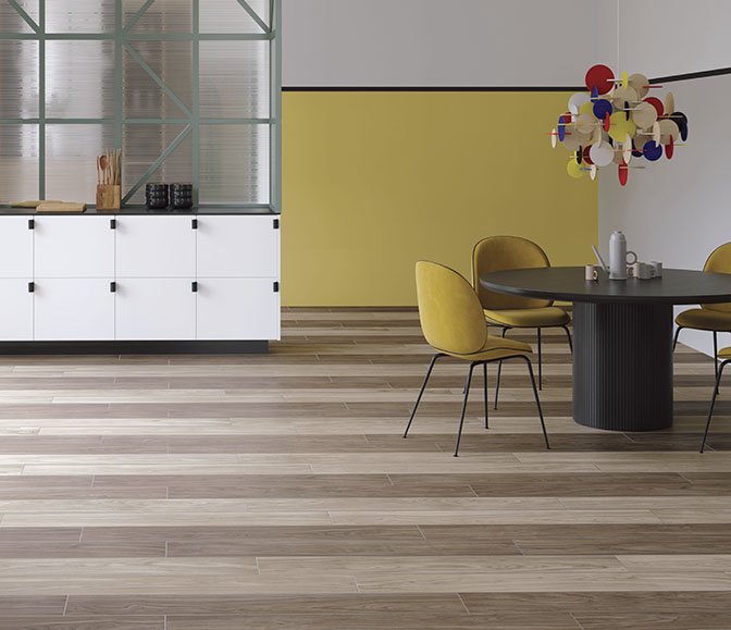 Керамогранит Vitra Wood-X Орех Голд Терра Матовый R10A 60х120