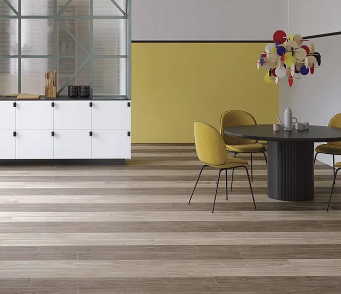 Керамогранит Vitra Wood-X Орех Голд Терра Матовый R10A Ректификат 60х120