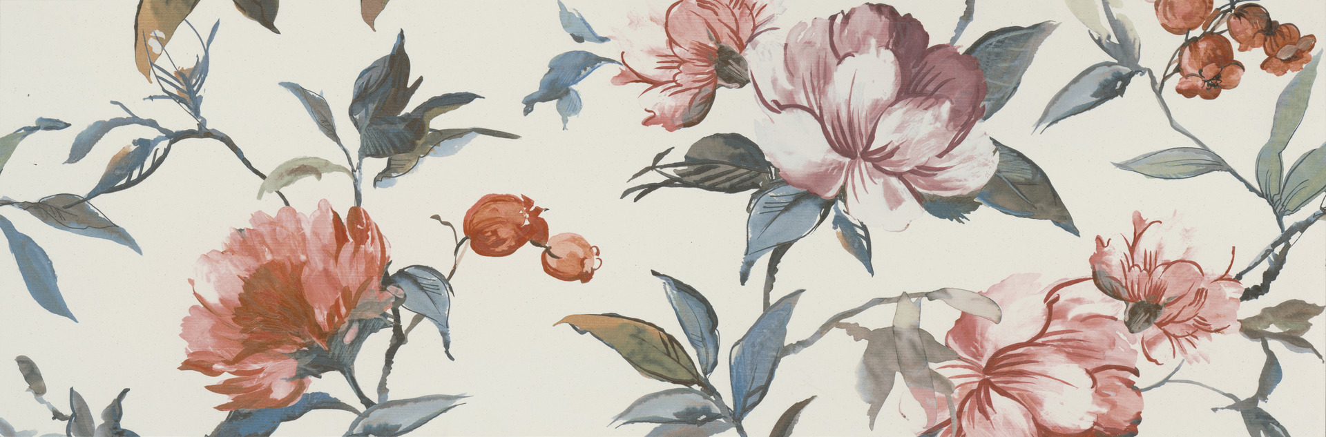 Керамическая плитка Marazzi Italy Декор Momenti Decoro Painting Bianco A 40х120