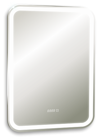 Зеркало Silver Mirrors Мальта - 4 550х800 (часы, сенсорный выключатель)