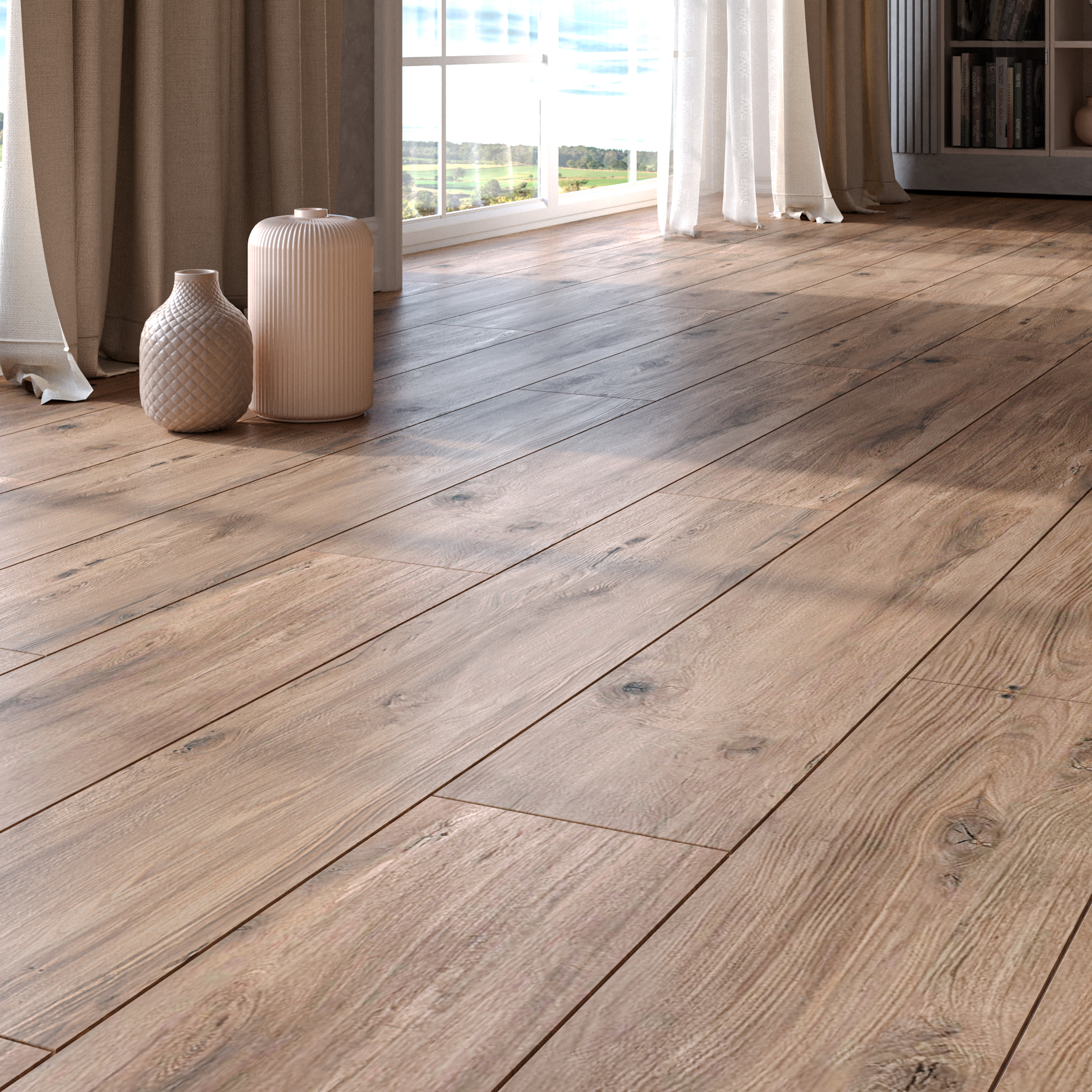 Керамогранит Kerama Marazzi Сальветти капучино обрезной 20х119,5