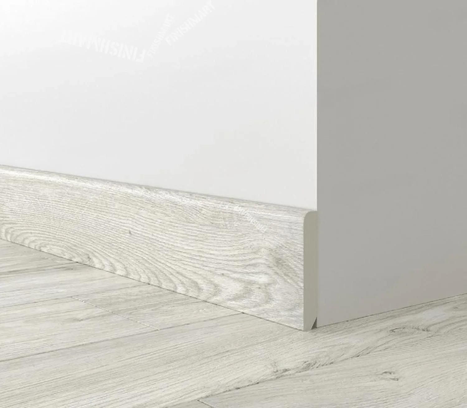 Напольный плинтус Parquet Light Снежный SK 13-11