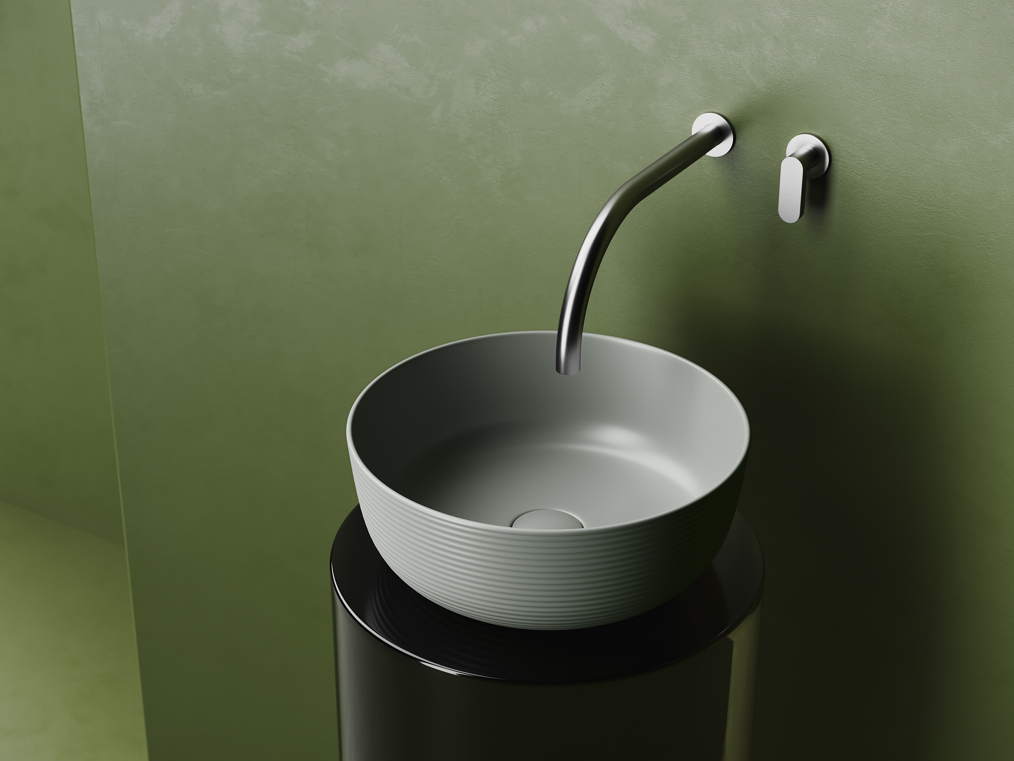 Раковина Ceramica Nova Element 36 см CN6073MH антрацит матовый