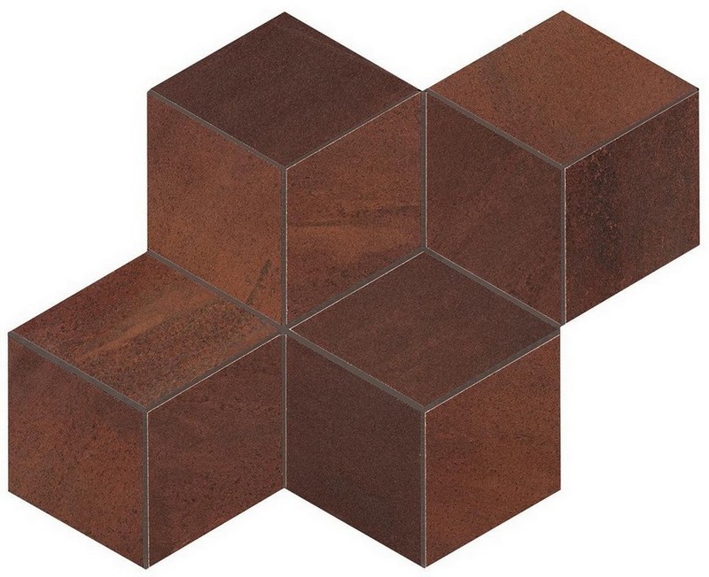 Мозаика Blaze Corten Mosaico Esagono Matt (A0UP)