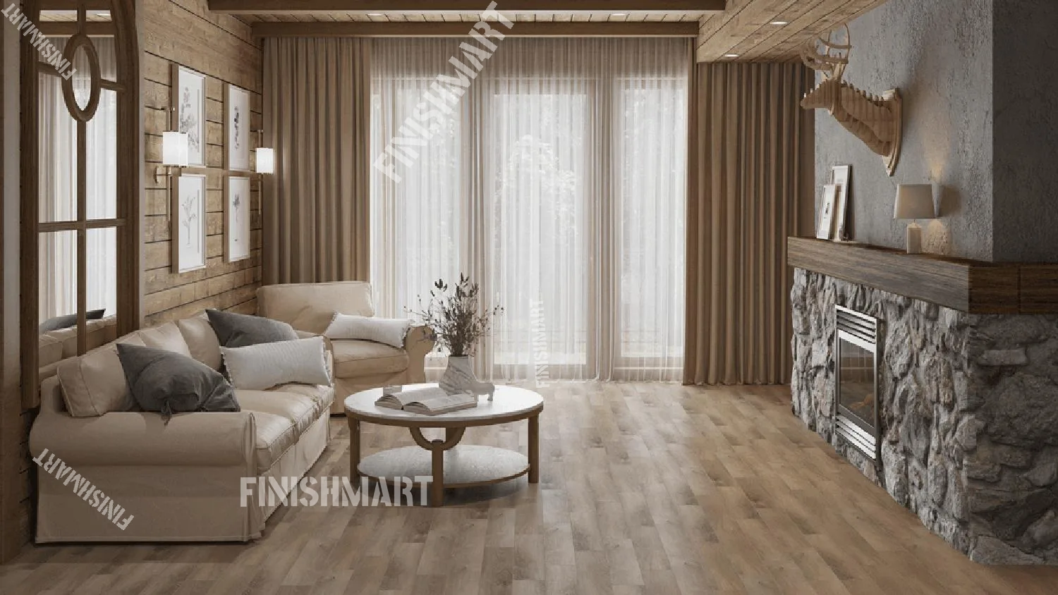 LVT плитка Дуб Синистра ECO 16-17