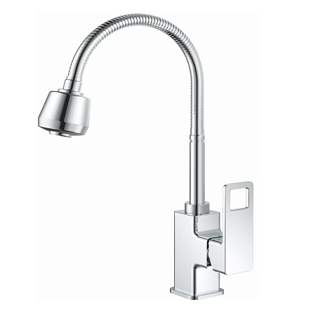 Смеситель для кухни HAIBA HB73615, 2-режима, латунь, хром