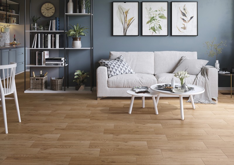 Керамогранит Cersanit Maplewood коричневый 18,5x59,8