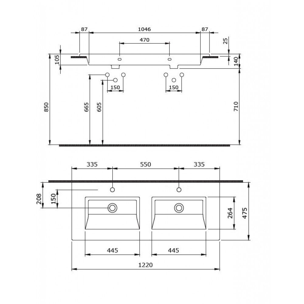 Раковина Bocchi Milano 1111-001-0126 белая