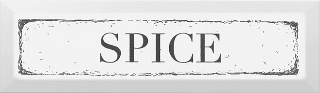 Керамическая плитка Kerama Marazzi Декор Spice чёрный 8,5х28,5
