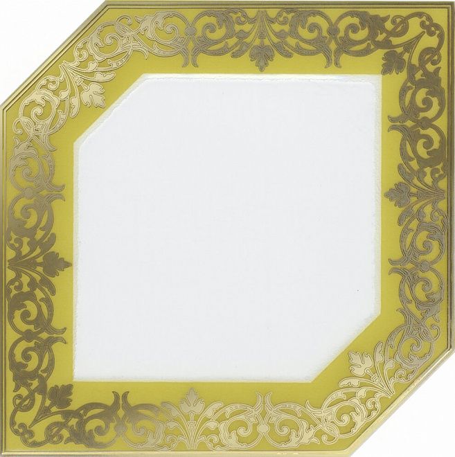 Керамическая плитка Kerama Marazzi Декор Клемансо оливковый 15х15