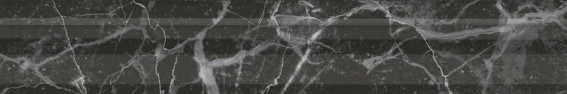 BLC039R Багет Коррер чёрный глянцевый обрезной 30x5x1,9 бордюр
