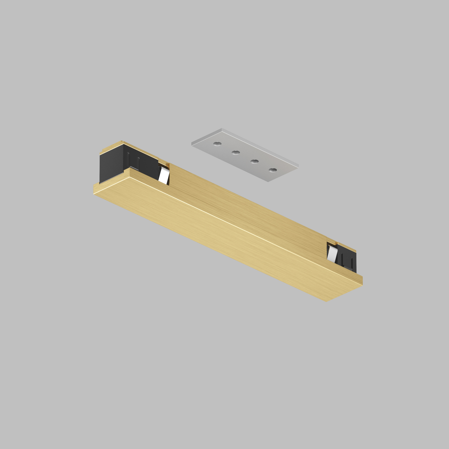 Электрический коннектор прямой для трека SHINE BASE TR5722-SB
