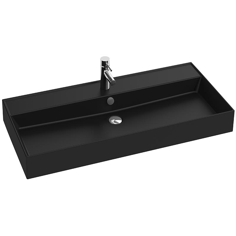 Раковина Jacob Delafon Vivienne 100 см EXBJ112-NGM черный