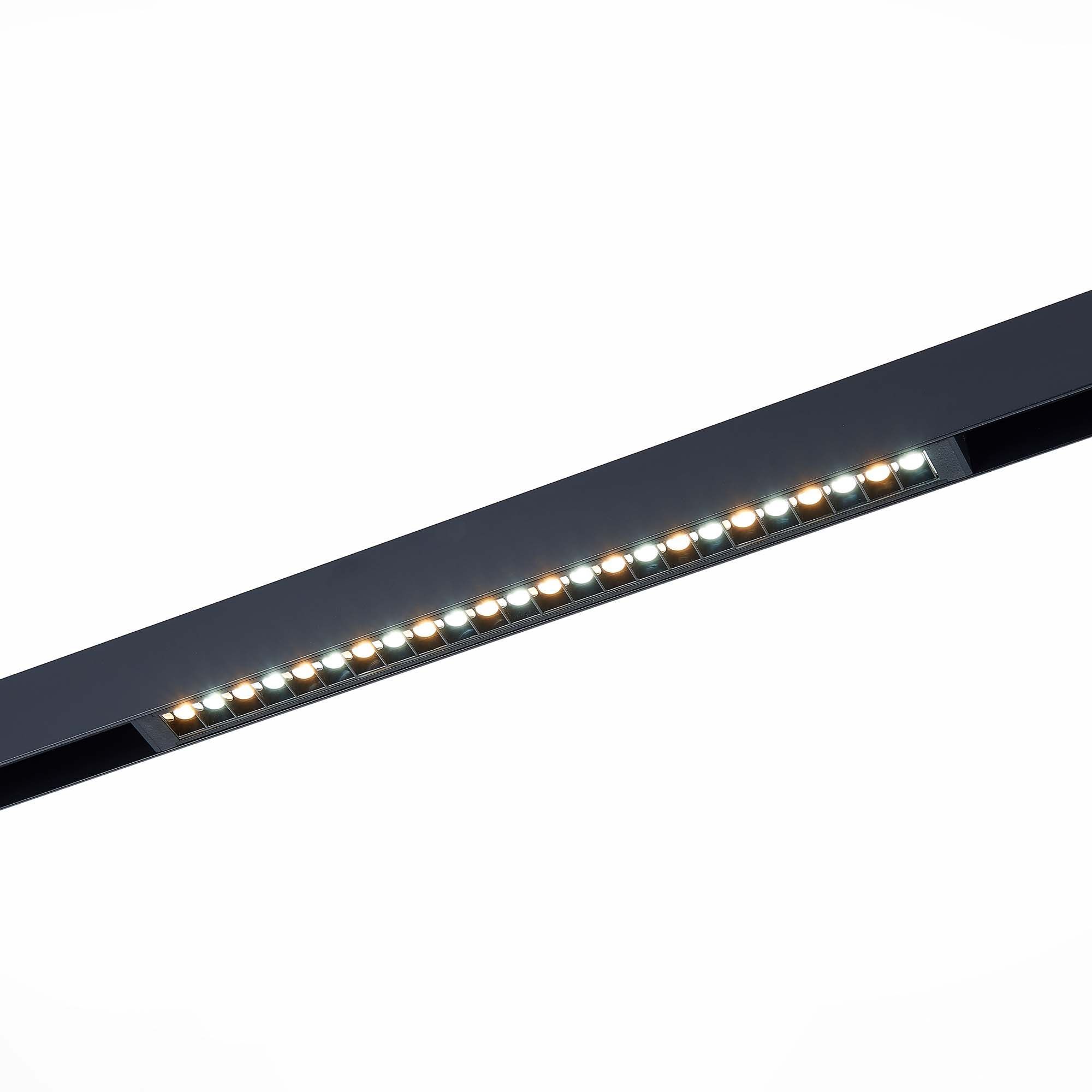 ST655.436.18H (аналог ST655.436.18) Св-к трек Черный LED 1*18W 3000K 1 400Lm Ra>90 24 IP20 L410xW25xH41 220V