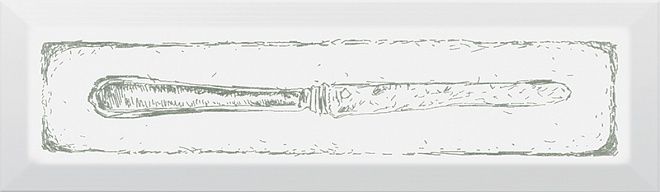 Керамическая плитка Kerama Marazzi Декор Knife зелёный 8,5х28,5