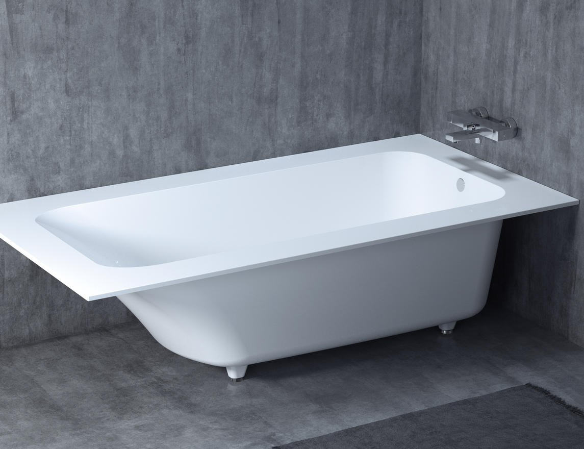 Ванна из искусственного камня S-Sense Salini Orlando 190x100 см матовая 102014M