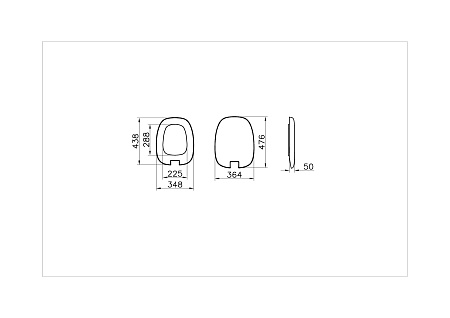 Сиденье для унитаза Vitra Plural 126-483-009, микролифт, цвет матовый черный