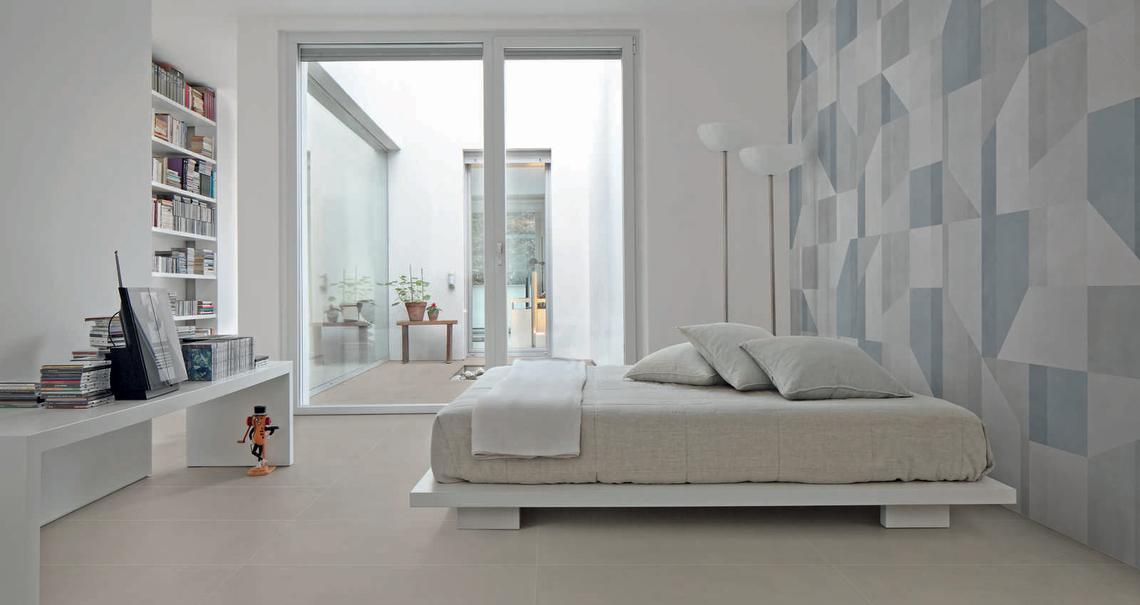 Керамическая плитка Marazzi Italy Плитка Alchimia White Struttura Wabi 3D 60x180
