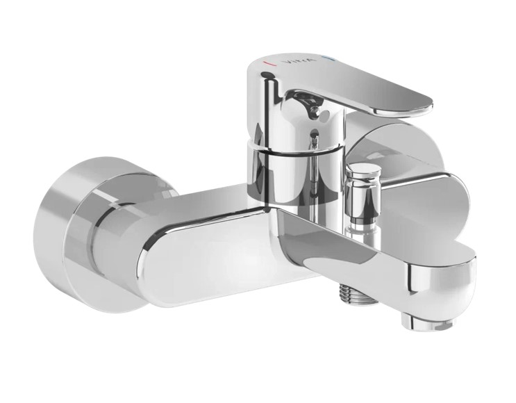 Смеситель VitrA Root Round для ванны и душа A42725EXP, хром