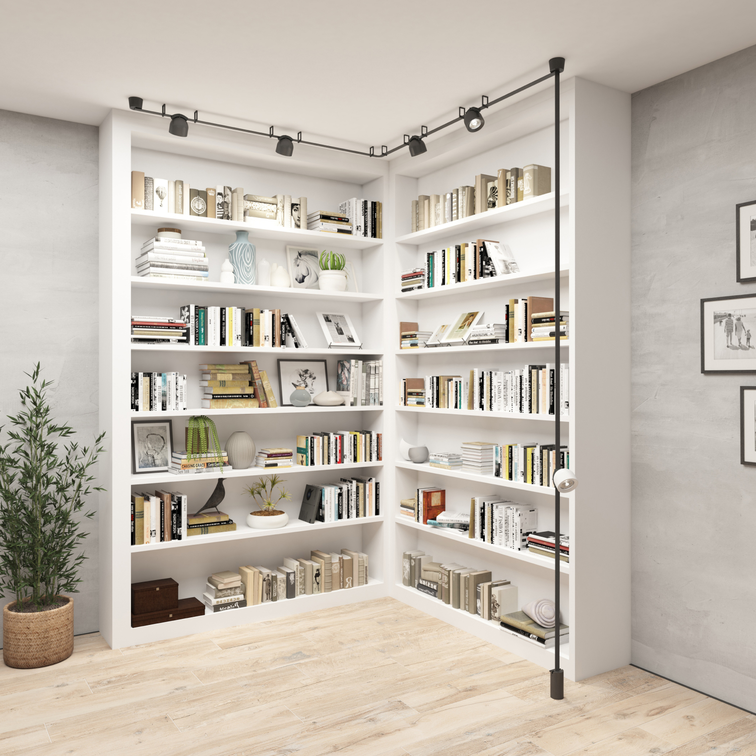 Трековый светильник BELTY SPOT DK5540-WH+BK