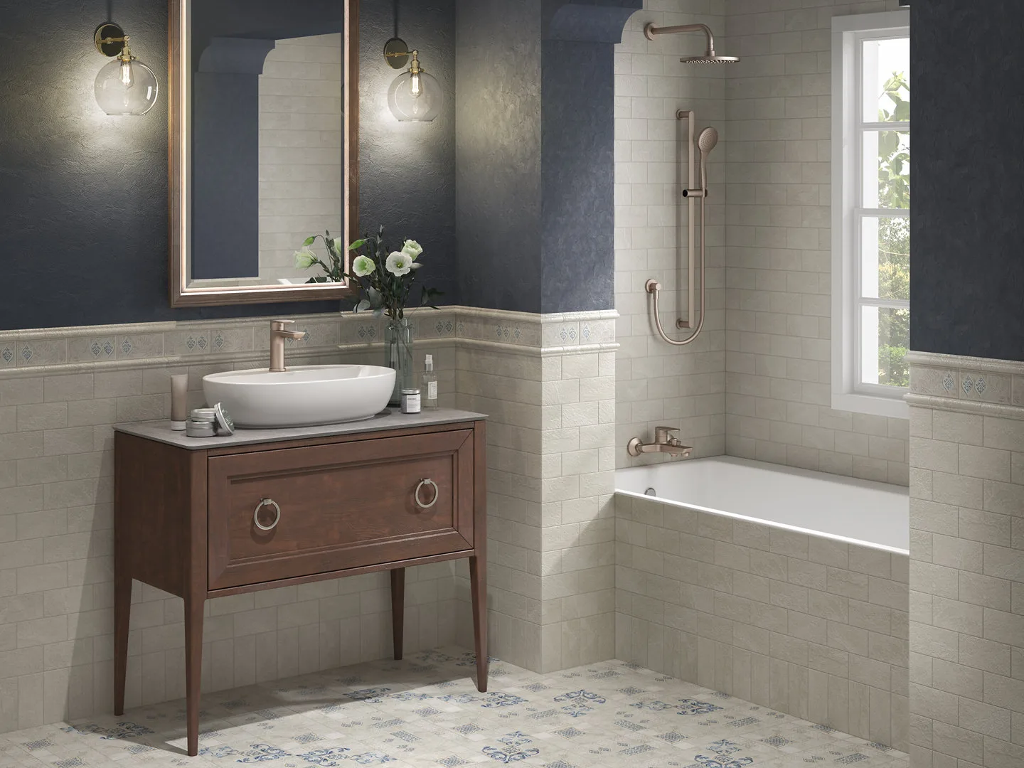 Керамогранит Kerama Marazzi Декор Сиена 2 матовый 20х20