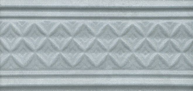 Керамическая плитка Kerama Marazzi Бордюр Пикарди структура голубой 6,7х15