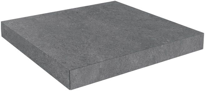 Керамогранит Kerama Marazzi Ступень угловая клееная Фондамента пепельный 33х33