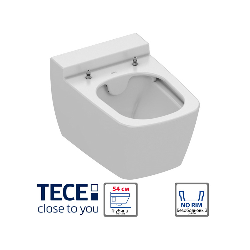 Подвесной унитаз Tece TECEone 9700204 без функции биде