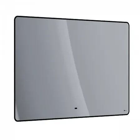 Зеркало Lemark MIOBLACK 120х80см с интерьерной подсветкой, с подогревом