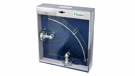 Fixsen STYLE FX-41103A Полка стеклянная угловая