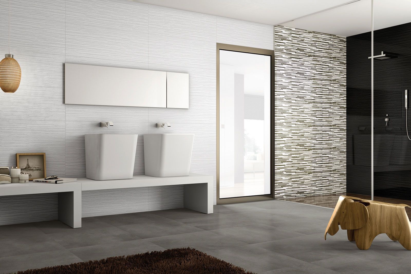 Керамическая плитка Marazzi Italy Плитка Rt-Altai Nat Black 32х89